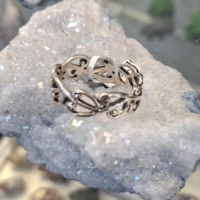 Koru Silver Ring sz US 13