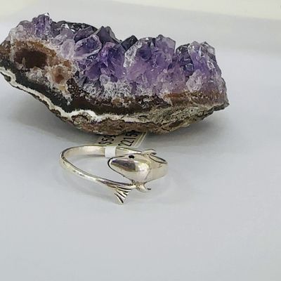 Dolphin Ring sz US8