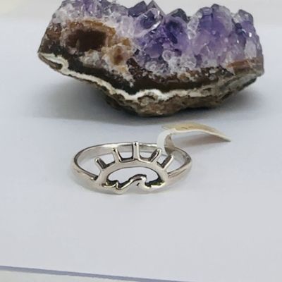 Sun Wave Ring sz US7