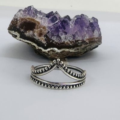 Dot Crown Ring sz US9.5