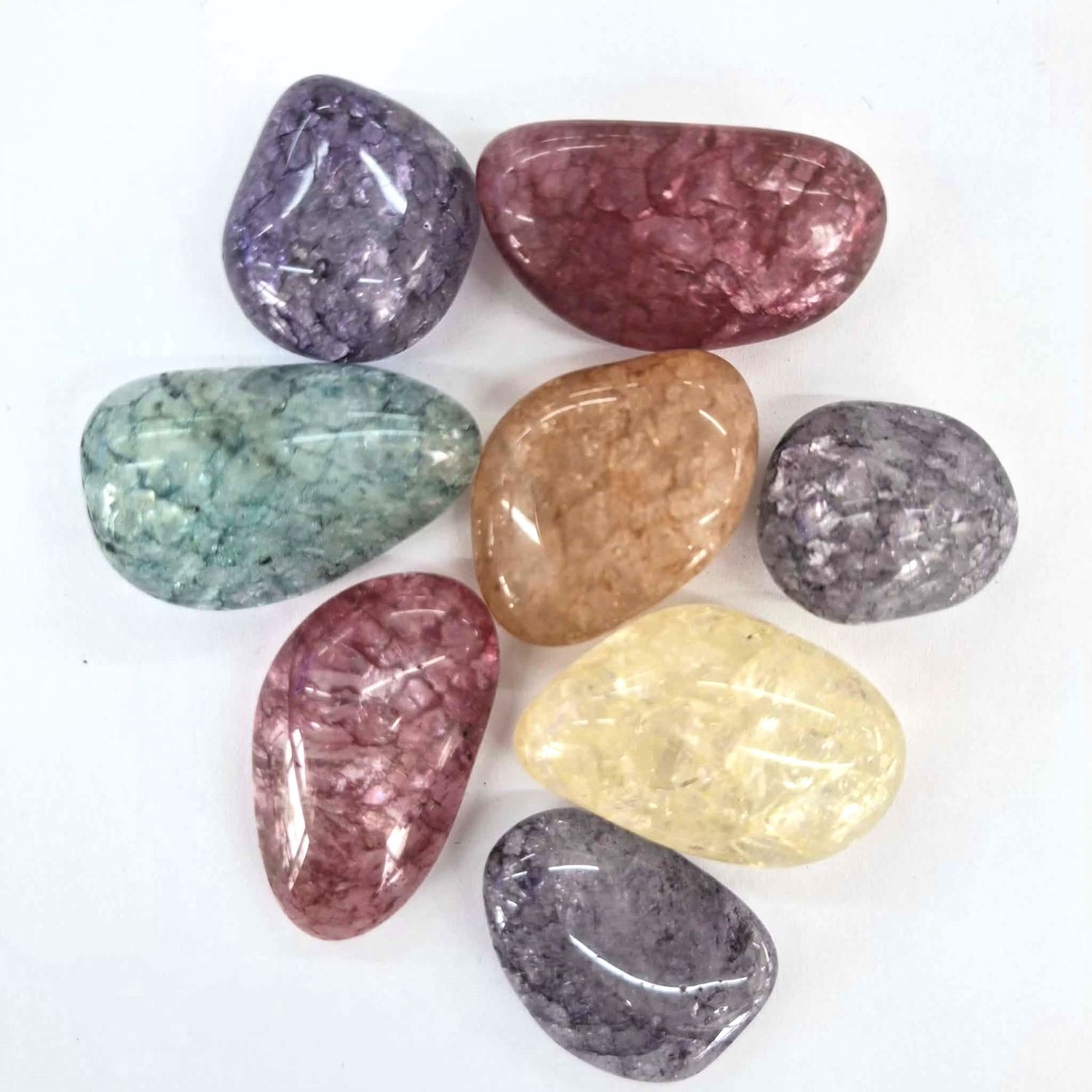 Crackle Quartz Tumbled