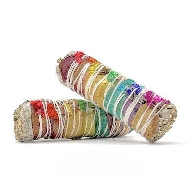 White Sage &amp; Rose Petal Smudge