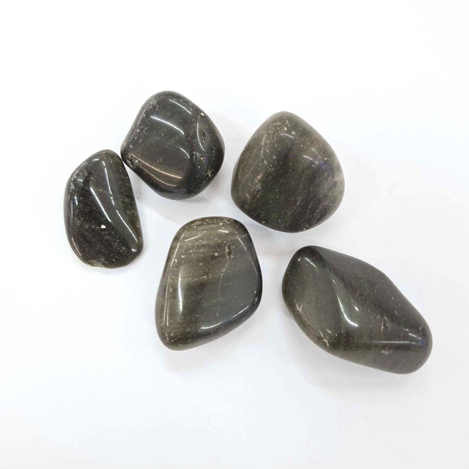 Obsidian Golden Sheen Tumbled