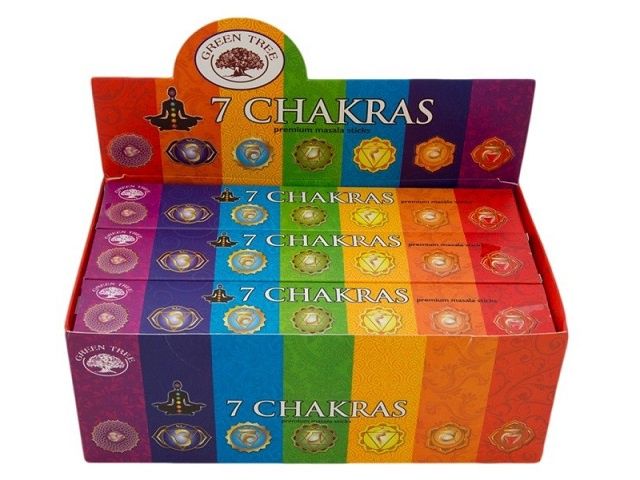 Green Tree 7 Chakras Incense 15gm