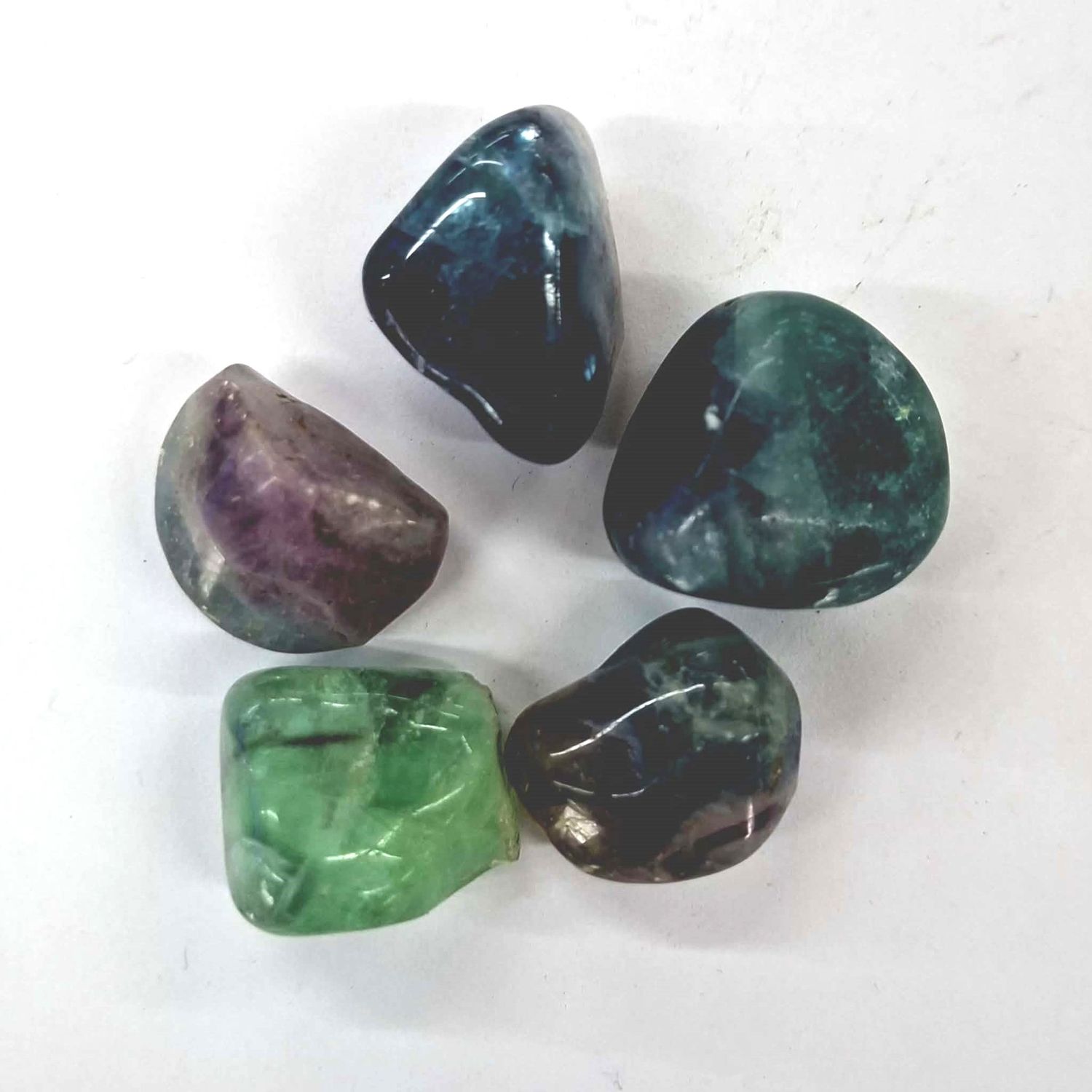 Fluorite Tumbled