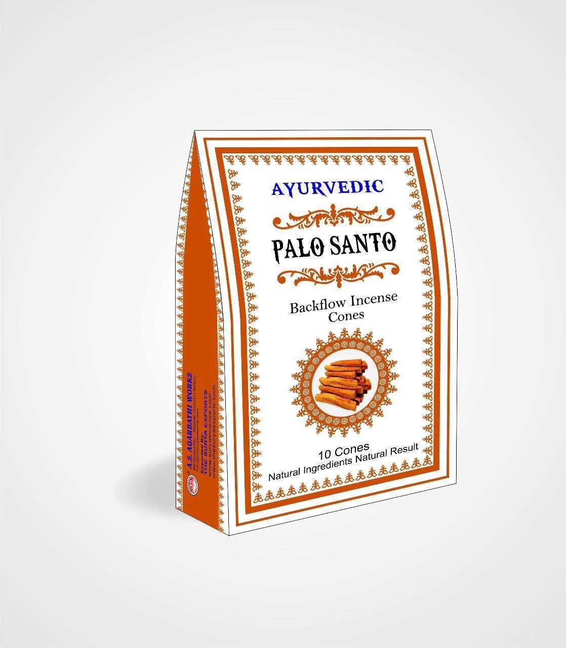 Ayurvedic BACKFLOW CONES – PALO SANTO