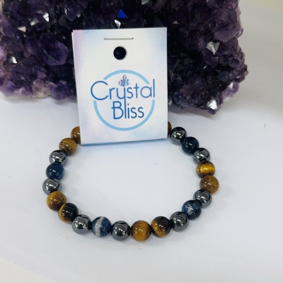 Tiger Eye &amp; Hematite Bracelet