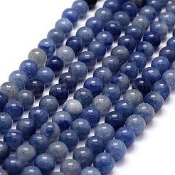 Beads 6mm  Aventurine Blue