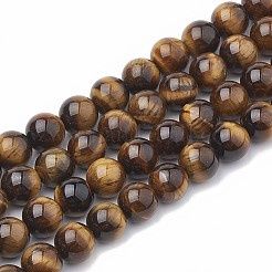 Beads 6mm Tigers Eye Gold
