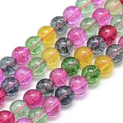 8mm Beads Crackle Quartz