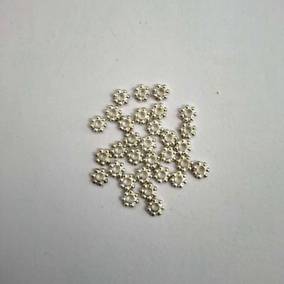 Spacer Silver Flower