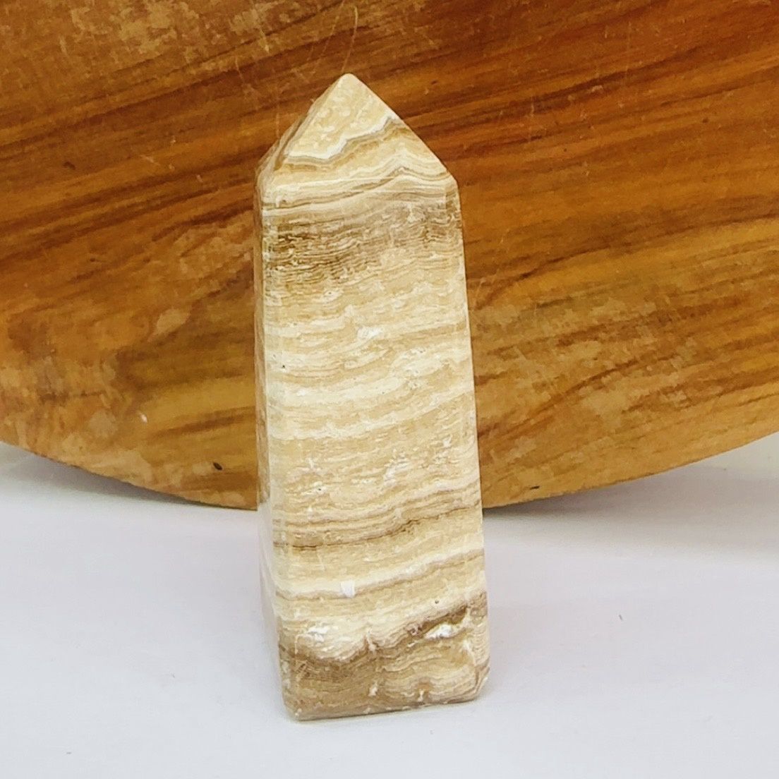 Chocolate Calcite Tower 10cm