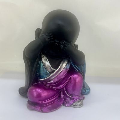 15cm Purple/blue Galaxy Monk