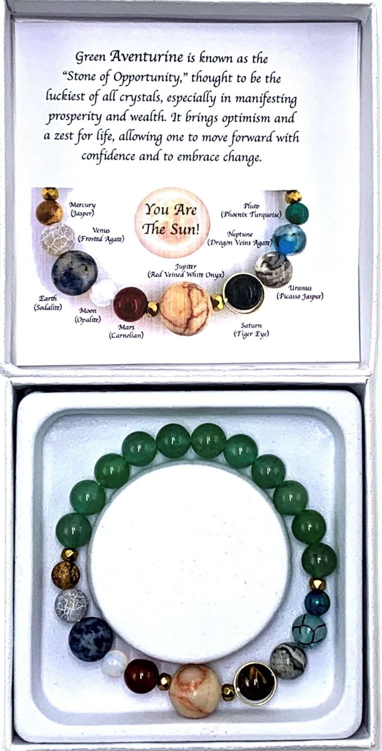 Aventurine Solar System Bracelet