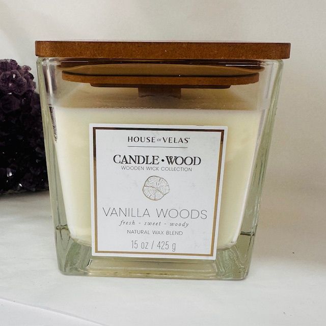 Vanilla Woods CandleWood Candle 425gms