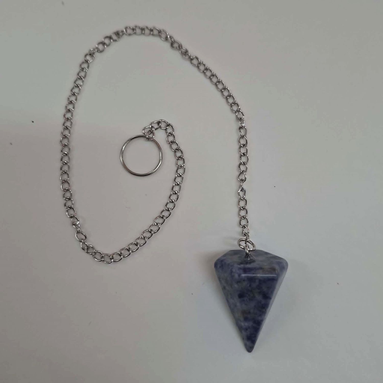Sodalite pendulum