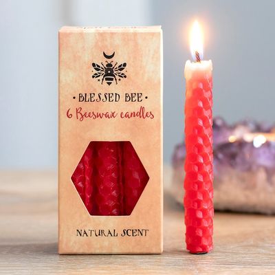Beeswax Spell Candels Red - Love