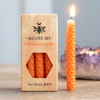 Beeswax Spell Candles Orange - Confidence