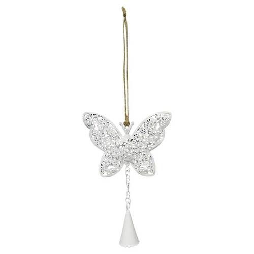 Butterfly white hanging