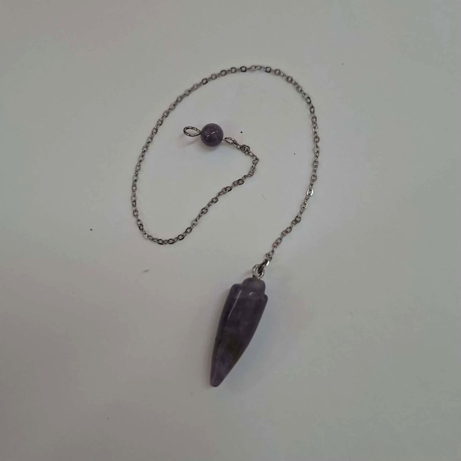 Amethyst Slim Cone Pendulum