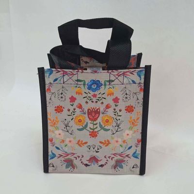 Happy Bag - Grey Floral Sm