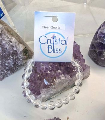 Clear Quartz Bracelet 6mm