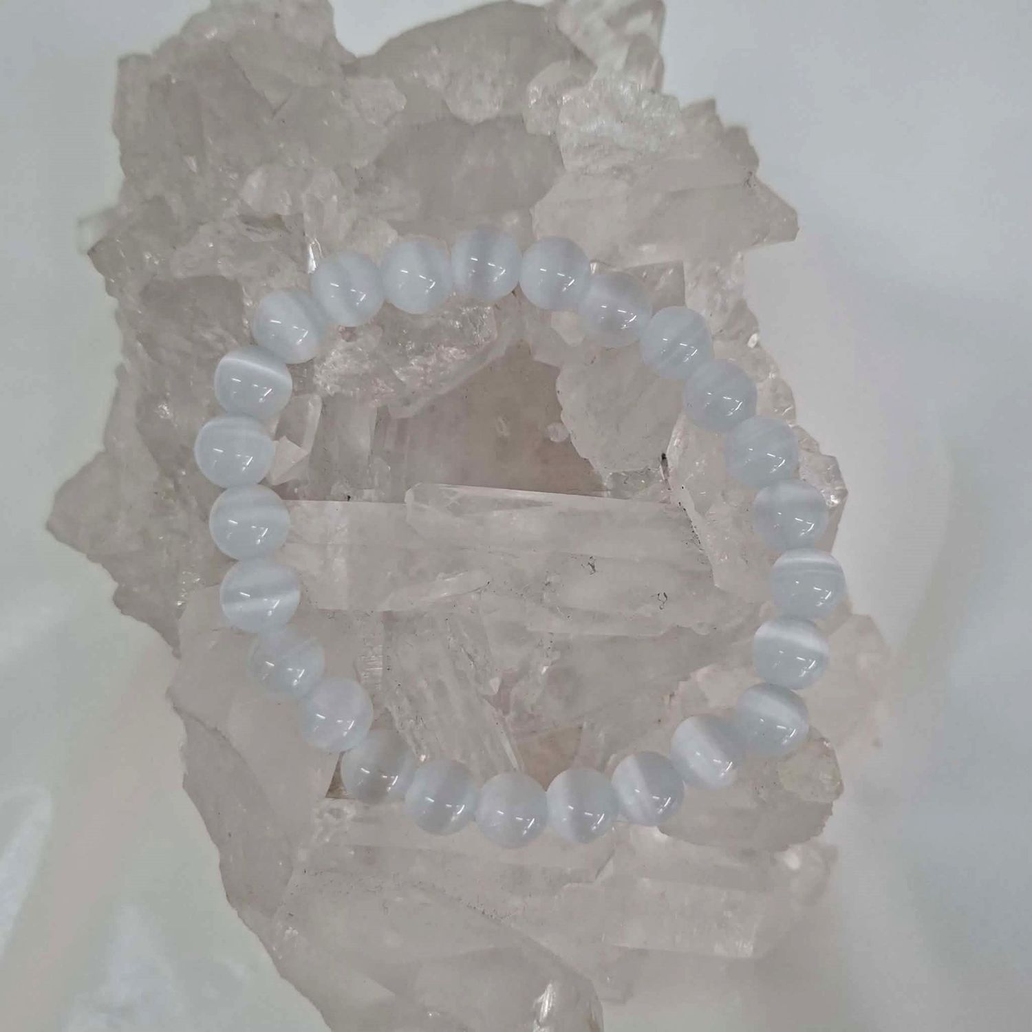 Selenite Bracelet 6mm