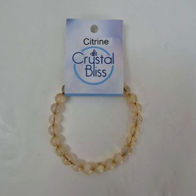 Citrine bracelet 6mm