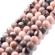 6mm Pink Zebra Jasper