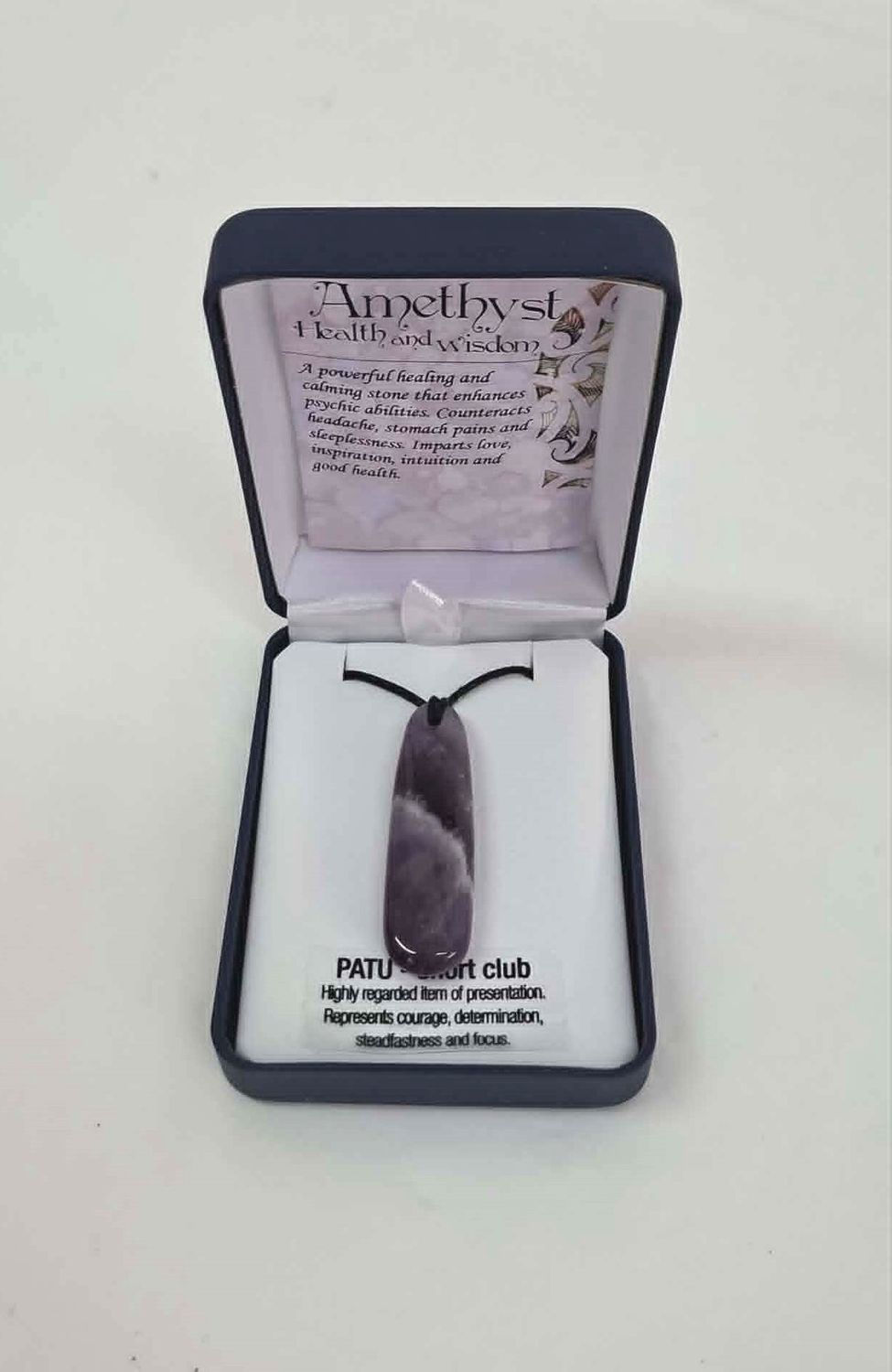 Amethyst Short Club Pendant