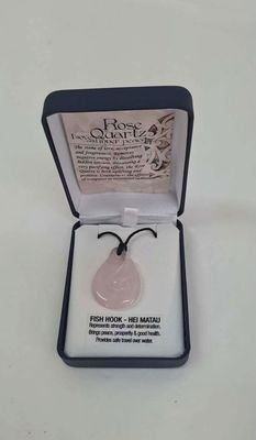 Rose Quartz Fish Hook