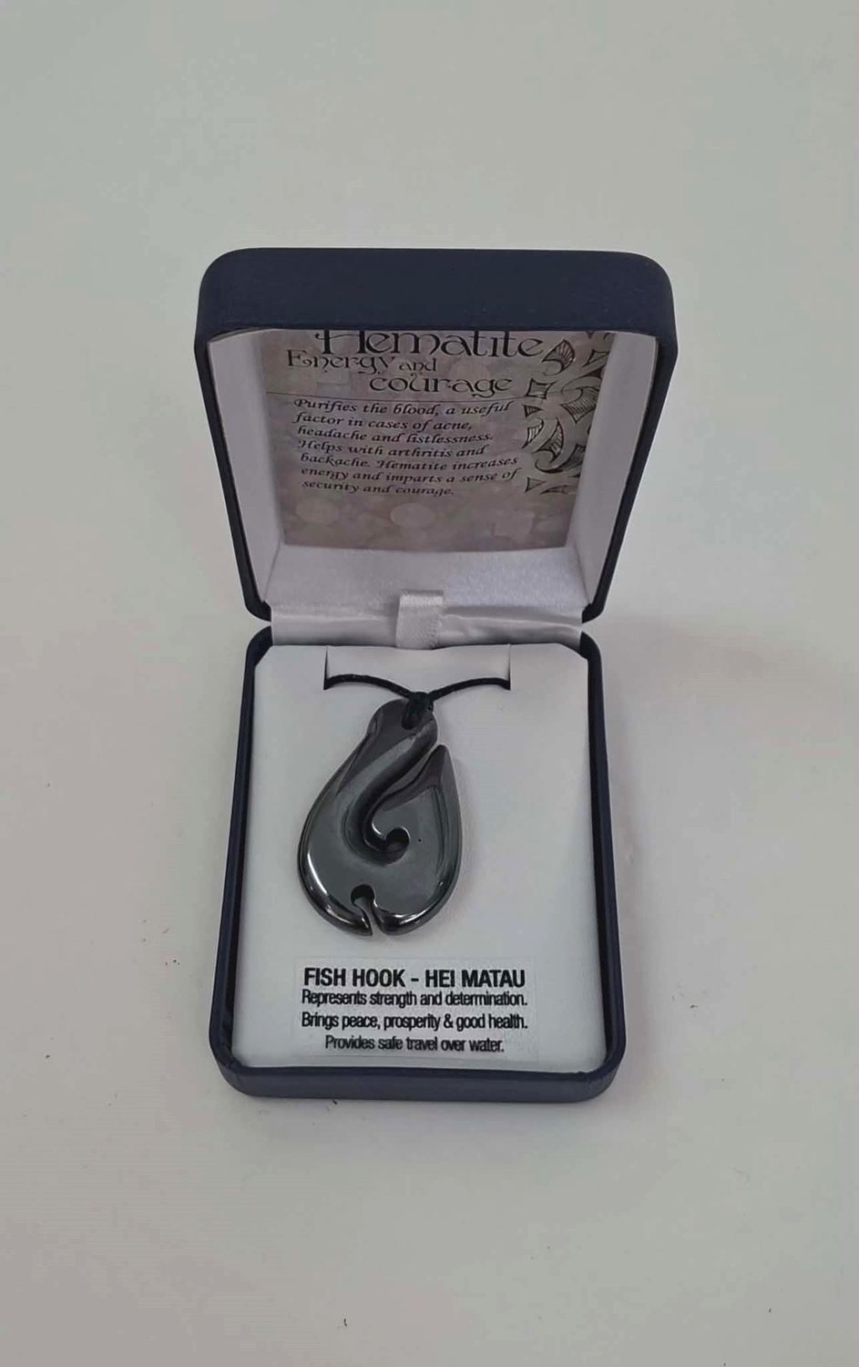 Hematite Fish Hook