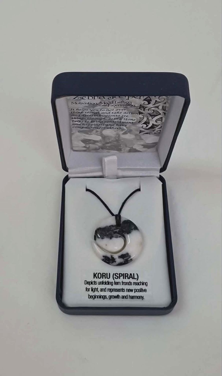 Zebra Jasper Koru Spiral