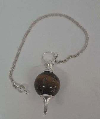 Tiger Eye Round Pendulum