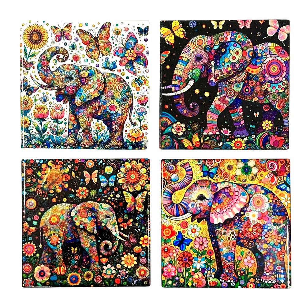 Elephant Coaster Set