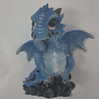 Blue wise dragon 9cm