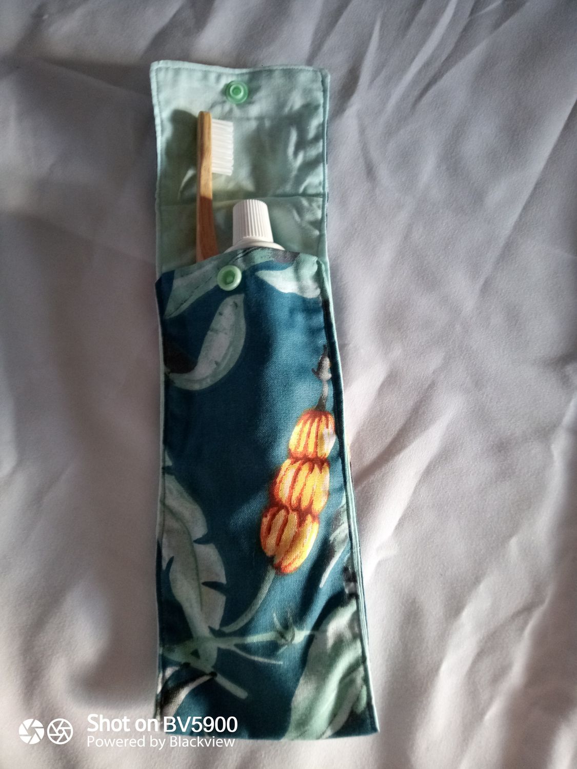 Etui à brosse à dents ( jungle verte )