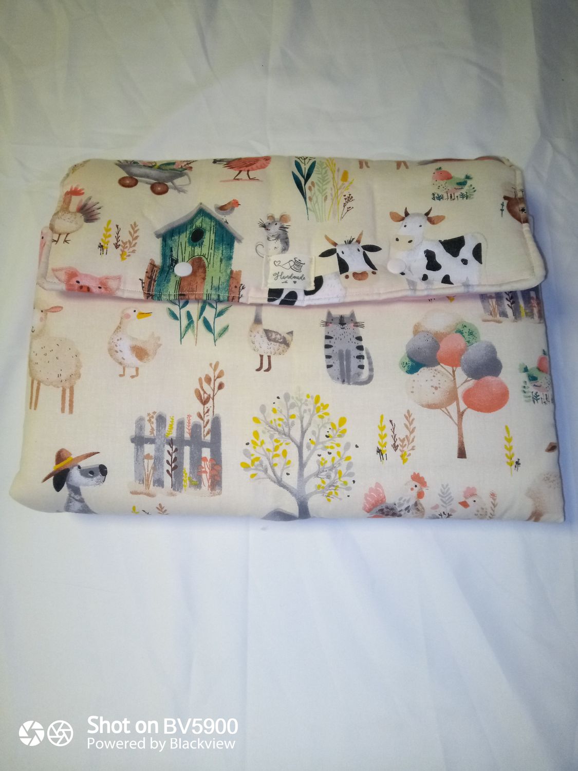 Matelas nomade à langer ( animaux de la ferme )