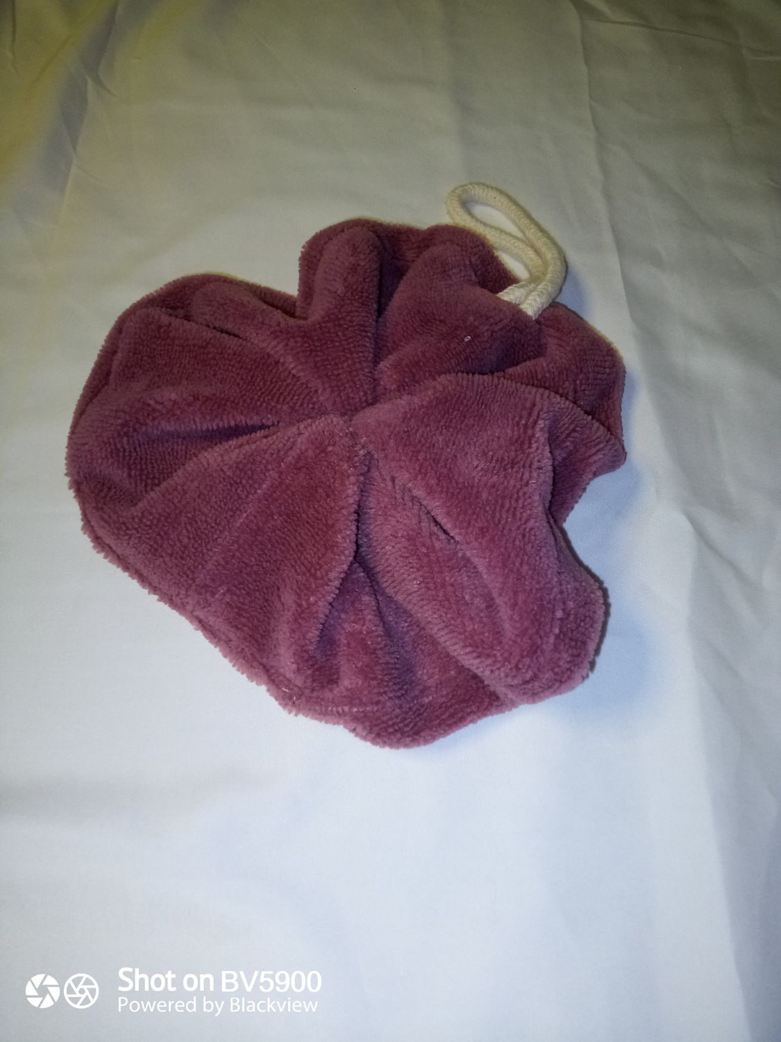 Fleur de douche aubergine