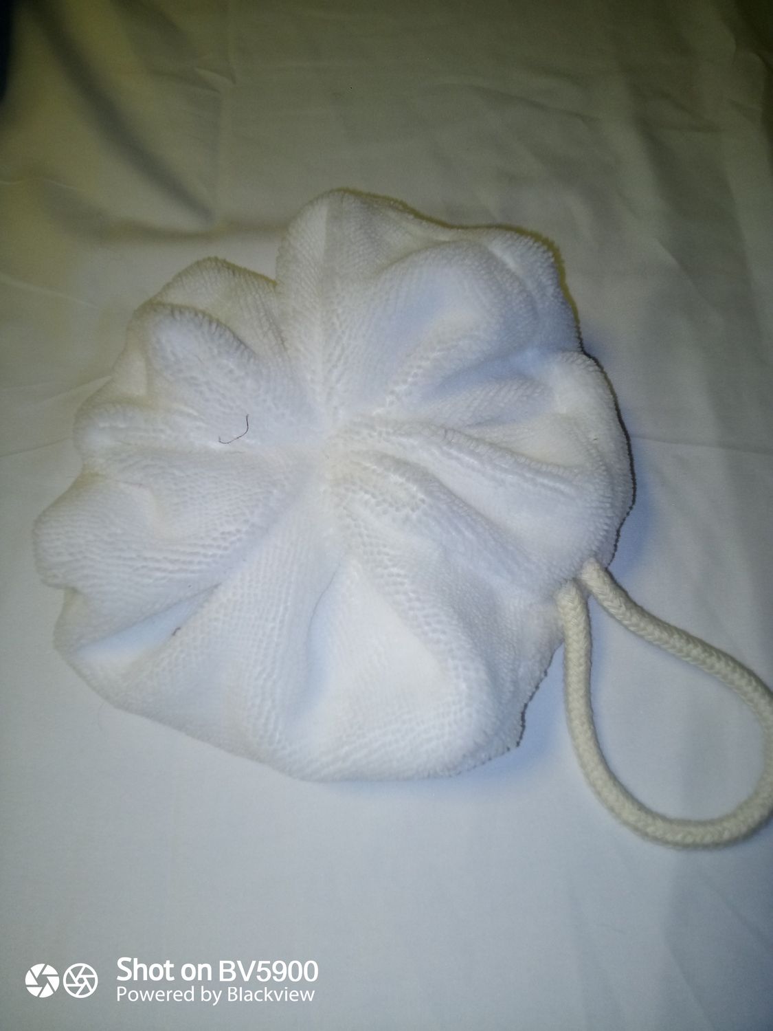 Fleur de douche blanche