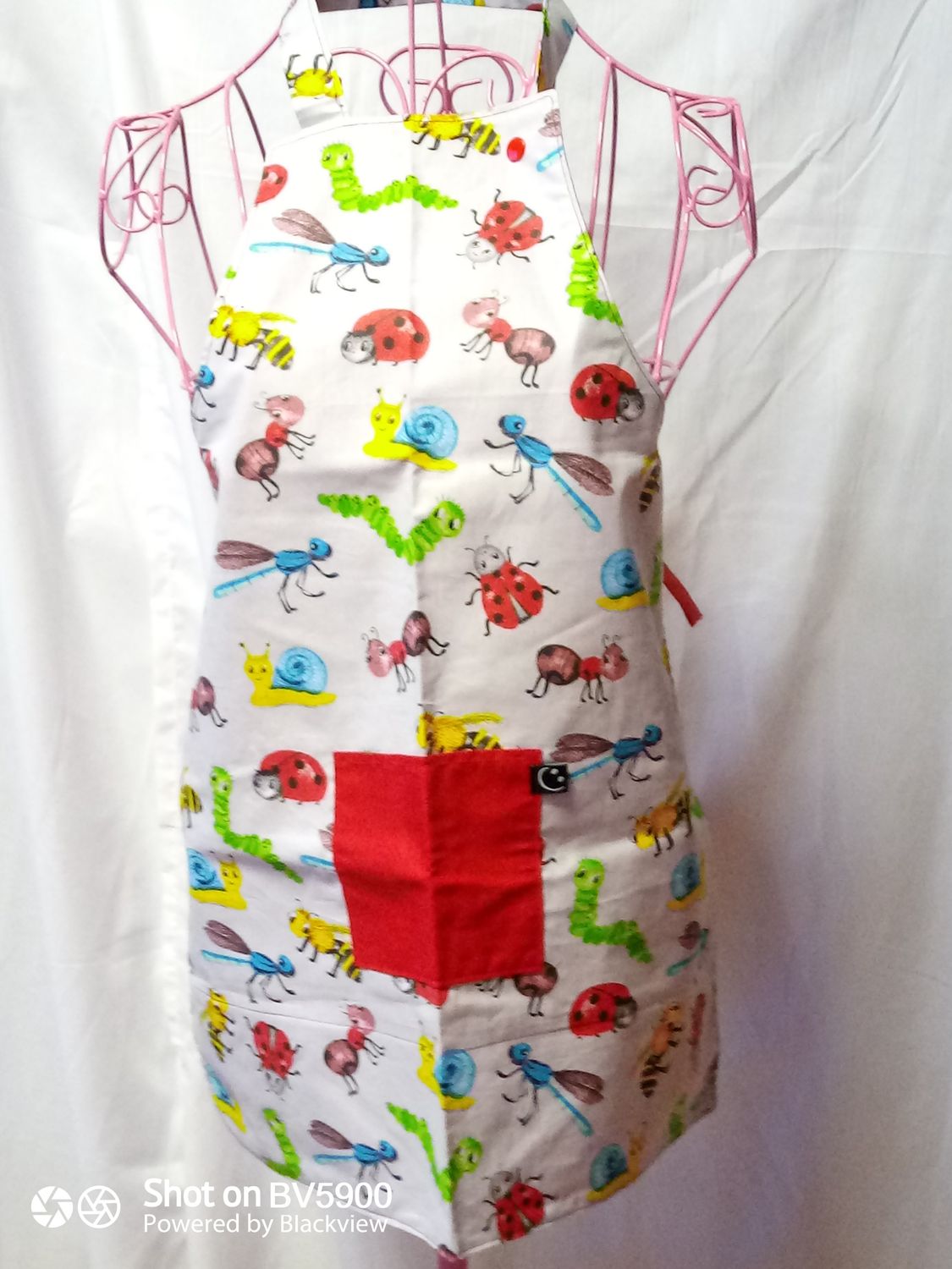 Tablier enfant 6/8ans rouge