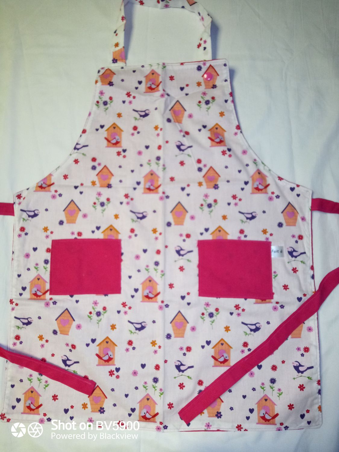 Tablier enfant 4/6 ans rose