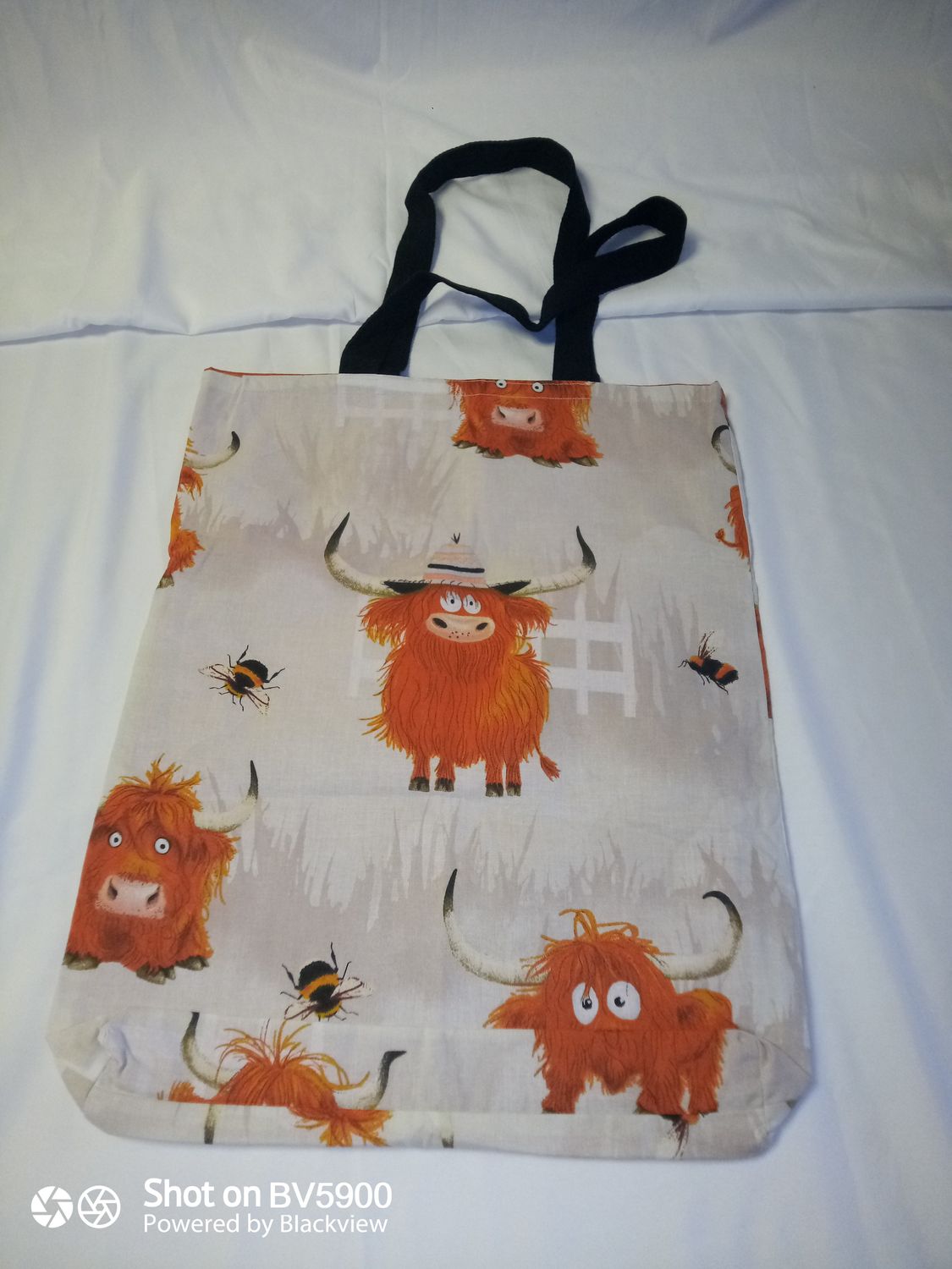 Tote bag vache