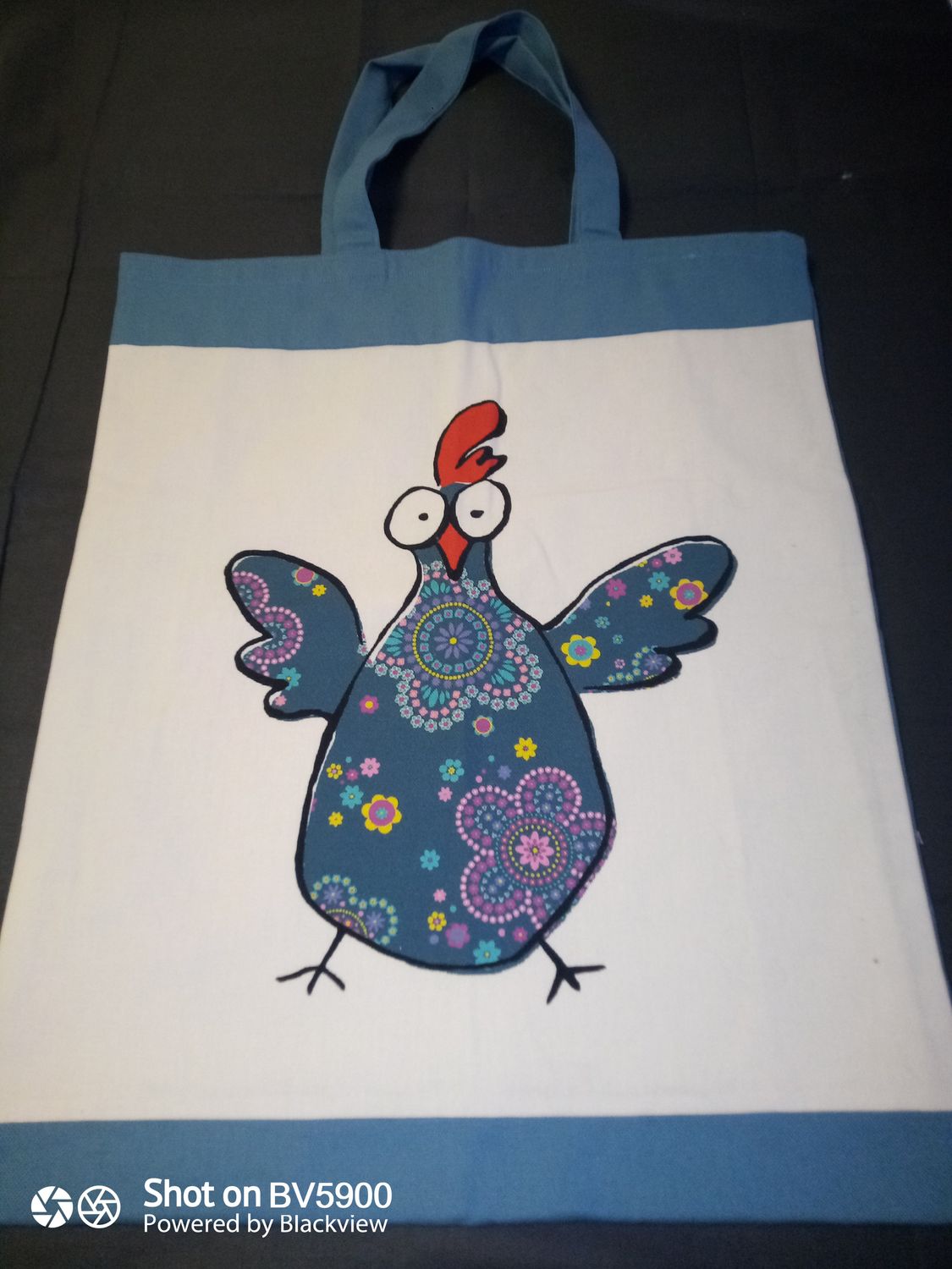 Tote bag poule 3 GM