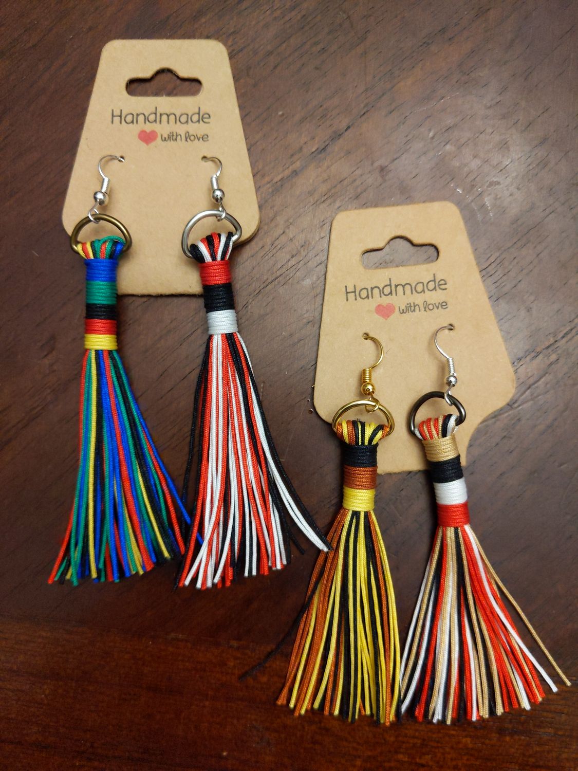 YOUR CHOICE! Custom designed pair of earrings - any colors!
