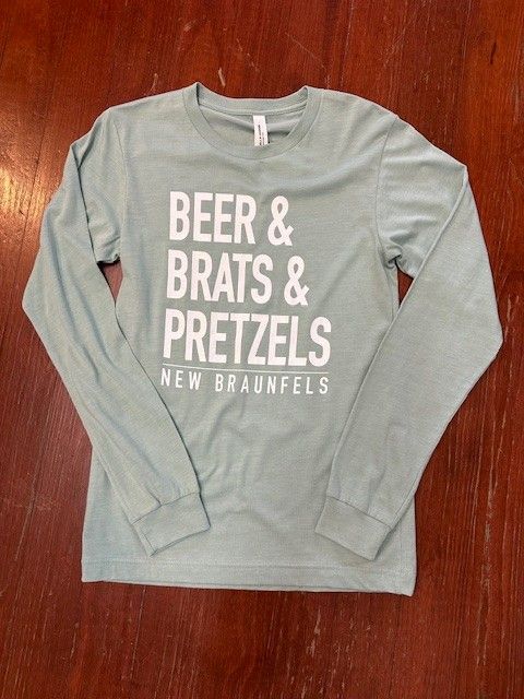 Wurst Beer &amp; Brats Dusty Blue LS-FA22