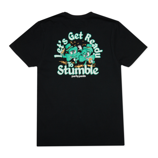 Party Pants STUMBLE TEE, Color: Black SP26, Size: S