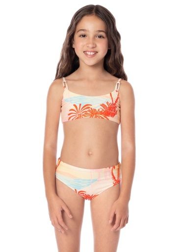 Maaji CALI SEA OAHU GIRLS BIKINI SET, Color: Open Beige SP26, Size: 06