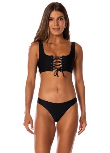 Maaji MIDNIGHT BLACK DAZZLE TOP, Color: Black SP26, Size: SM