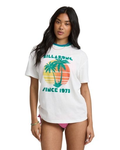 Billabong MY BEACH CLUB SS TEE, Color: Salt Crystal SP26, Size: X-Small